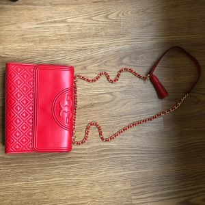 Tory Burch Fleming convertible shoulder bag - Red